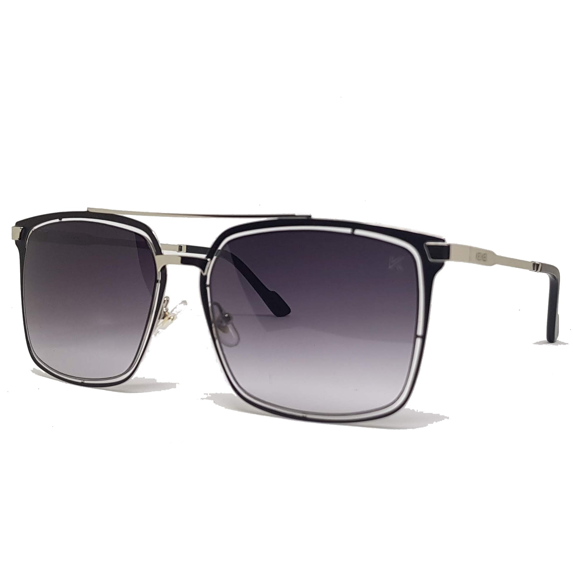 McQueen Silver Black sunglasses - KEIKEI COLLECTIONS