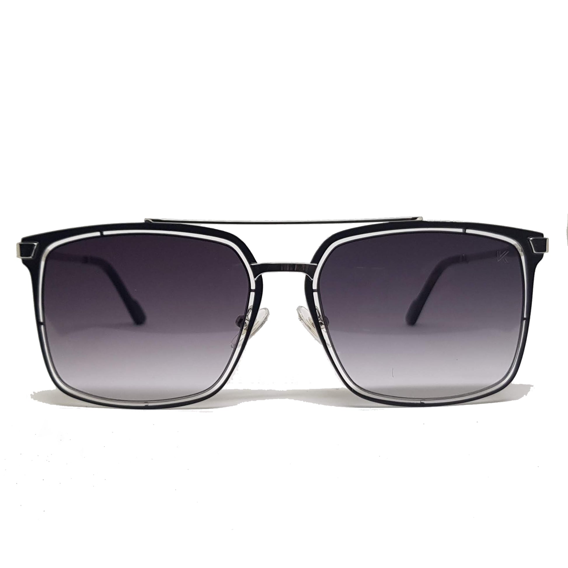 McQueen Silver Black sunglasses - KEIKEI COLLECTIONS