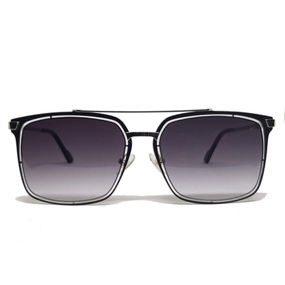 McQueen Silver Black sunglasses - KEIKEI COLLECTIONS