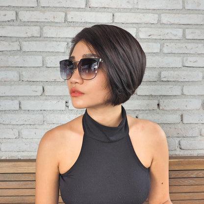 Cat Eye Black sunglasses - KEIKEI COLLECTIONS