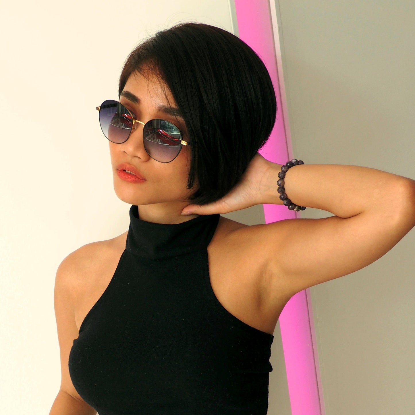 Ragazza Black sunglasses - KEIKEI COLLECTIONS