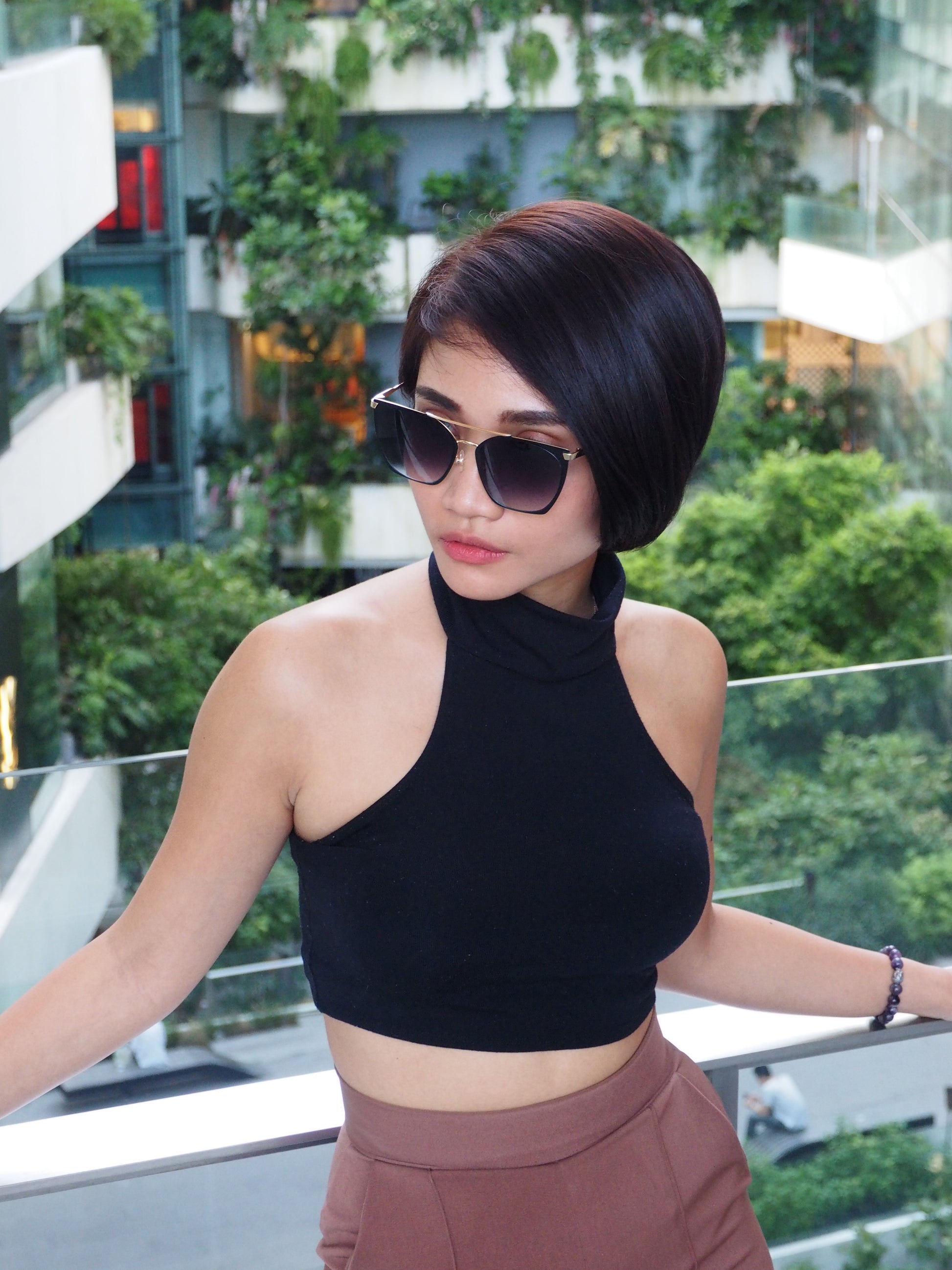 Cat Eye II Black sunglasses - KEIKEI COLLECTIONS