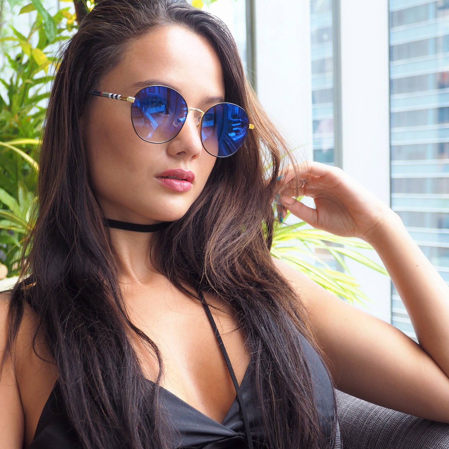 Ragazza Blue sunglasses - KEIKEI COLLECTIONS