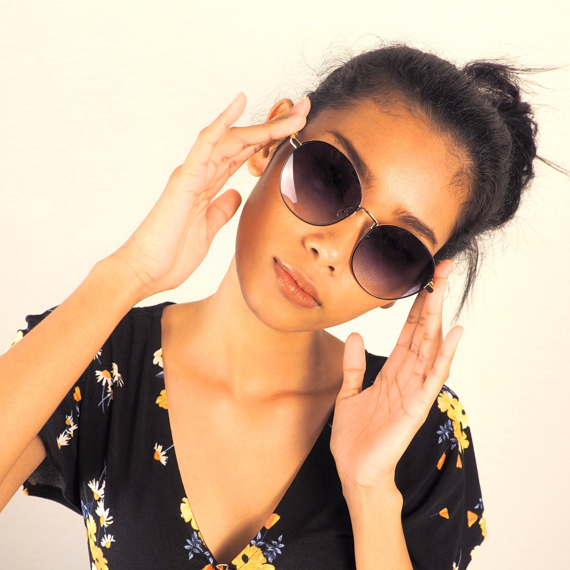 Ragazza Black sunglasses - KEIKEI COLLECTIONS